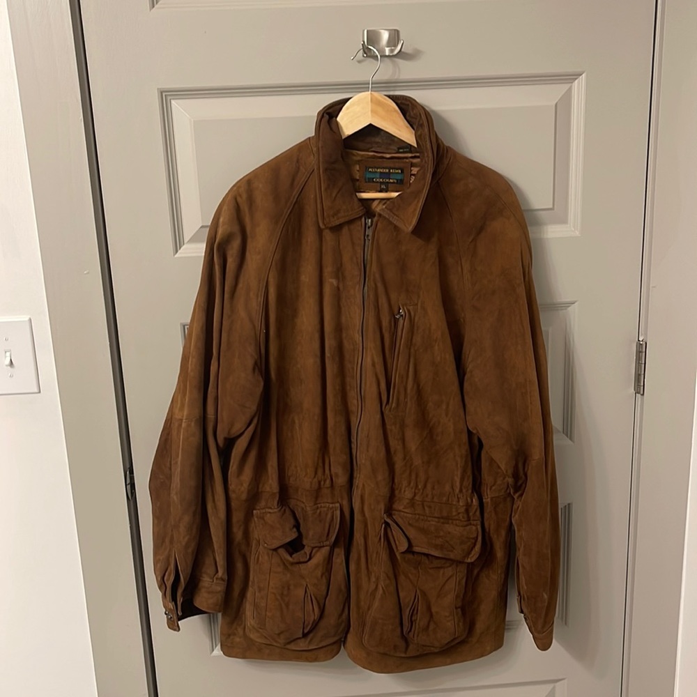 Vtg - 🔥🔥🔥🔥Leather Coat- Vintage - Alexander Julian 🔥🔥🔥🔥